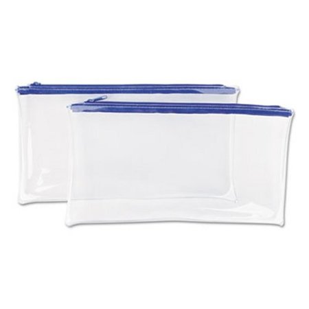 UNIVERSAL OFFICE PRODUCTS Universal Office Products UNV69025 11 x 6 in. Zippered Wallets & Cases - Clear 69025